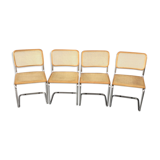 Set of 4 chairs B32 by Marcel Breuer