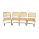 Set of 4 chairs B32 by Marcel Breuer