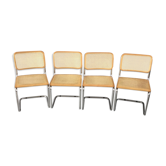 Set of 4 chairs B32 by Marcel Breuer