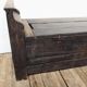 Banc d'église coffre en bois XVIIIème