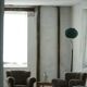 Organic Swedish floor lamp from the mid-century in burnt wood, Wabi Sabi, 1950s