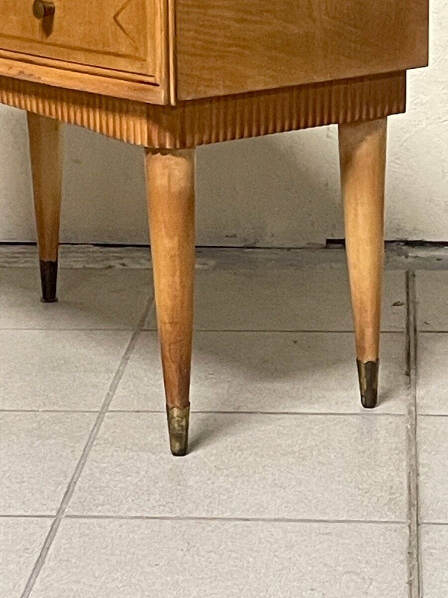 Italian Mid-Century modern bedside tables, 1950s, set of 2