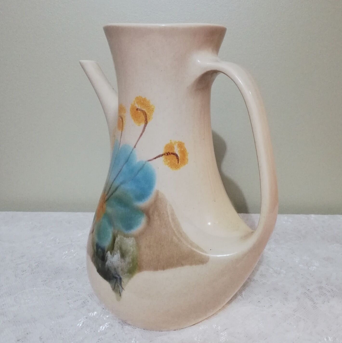 Pitcher 1 liter of the earthenware factory of Pornic
