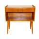 Teak and beech bedside table, Sweden, 1960