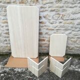 Travertine coffee table