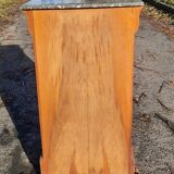 Nineteenth century ogee bedside table