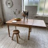Walnut farmhouse table + extensions