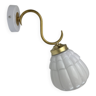 Vintage opaline wall light