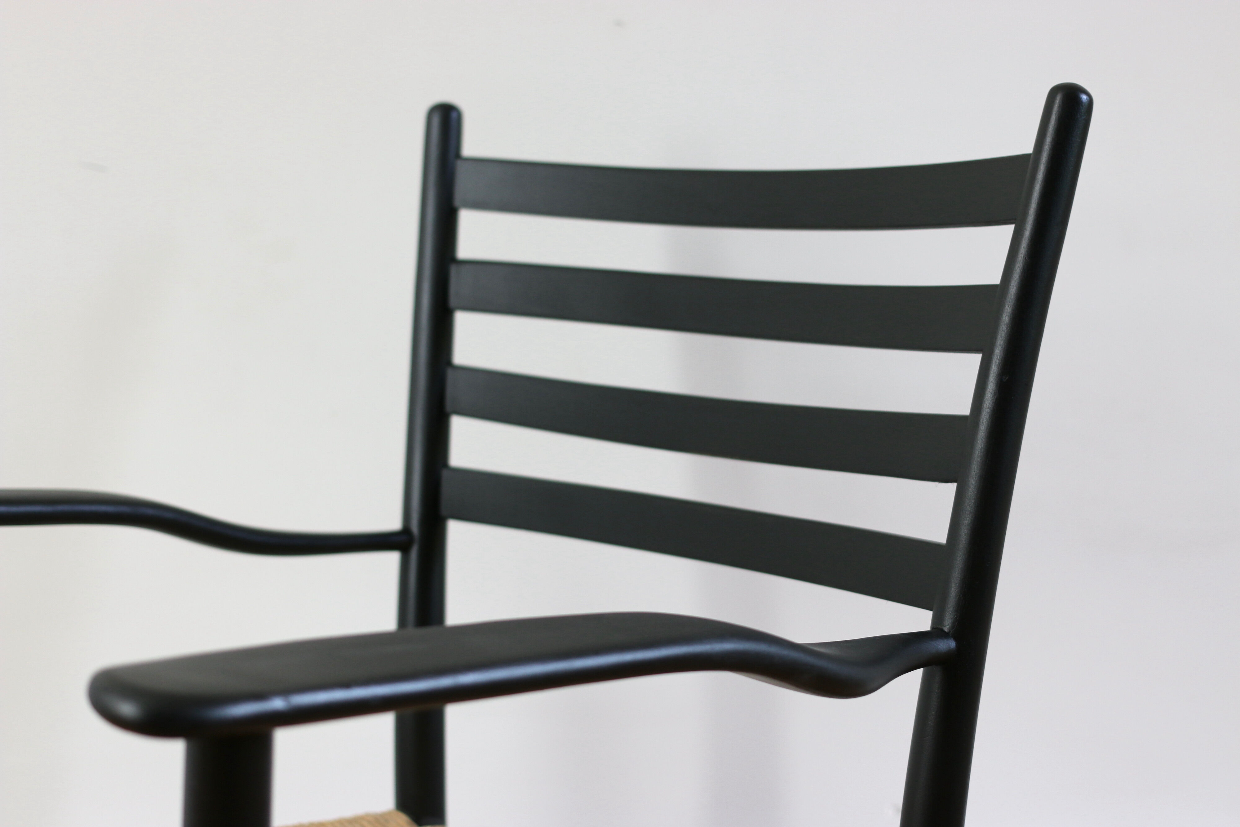 Vintage straw armchair Enrico Delmonte 1960