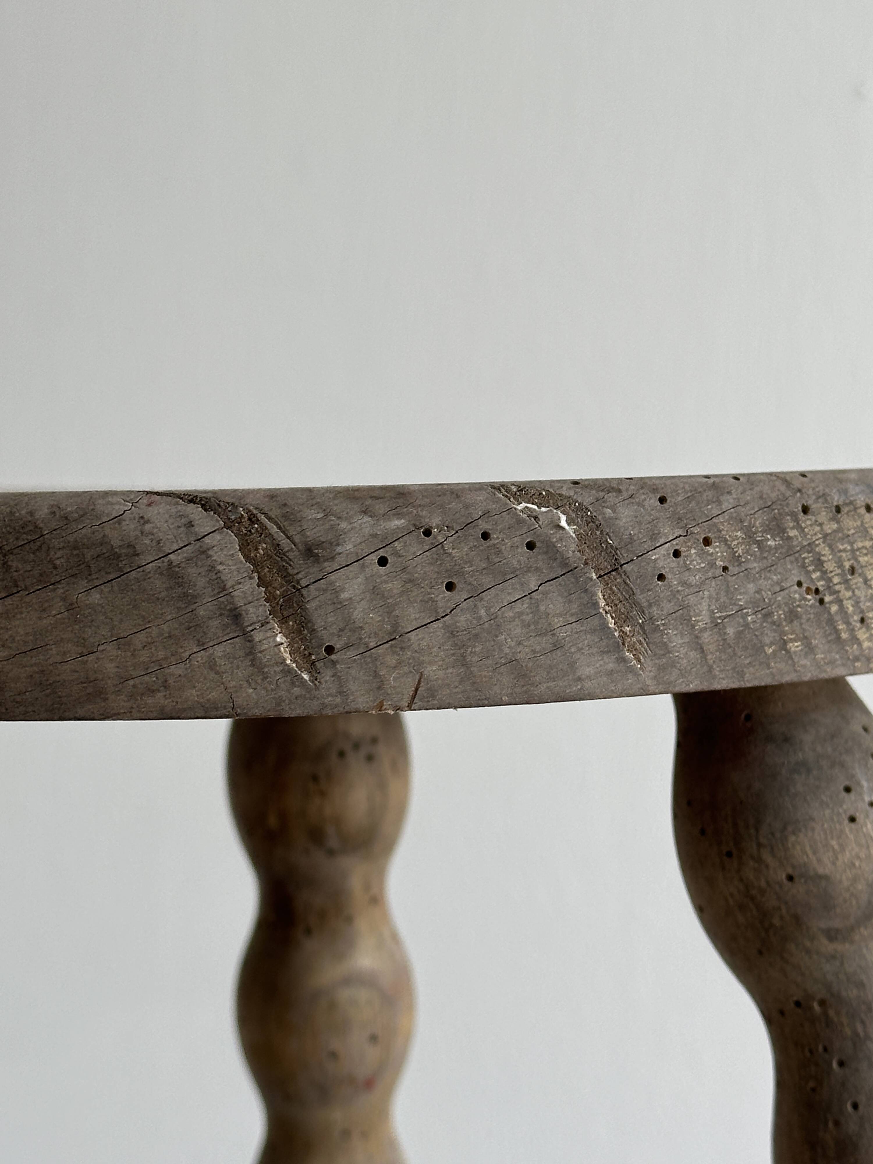 Antique wooden stool