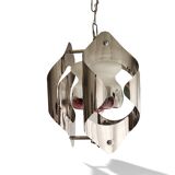 Italian chromed 1960s hanging lamp