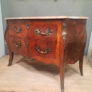 Flower marquetry commode in Louis XV style