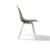 Series of 3 DSX chairs by Charles and Ray Eames in Herman Miller fiber