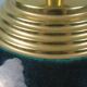 Vintage table lamp signed Louis Drimmer, glazed ceramic & lampshade