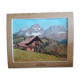 Peinture Pierre Commarmond mountain landscape Alps Cordon Pointe Percée Sallanches Savoie