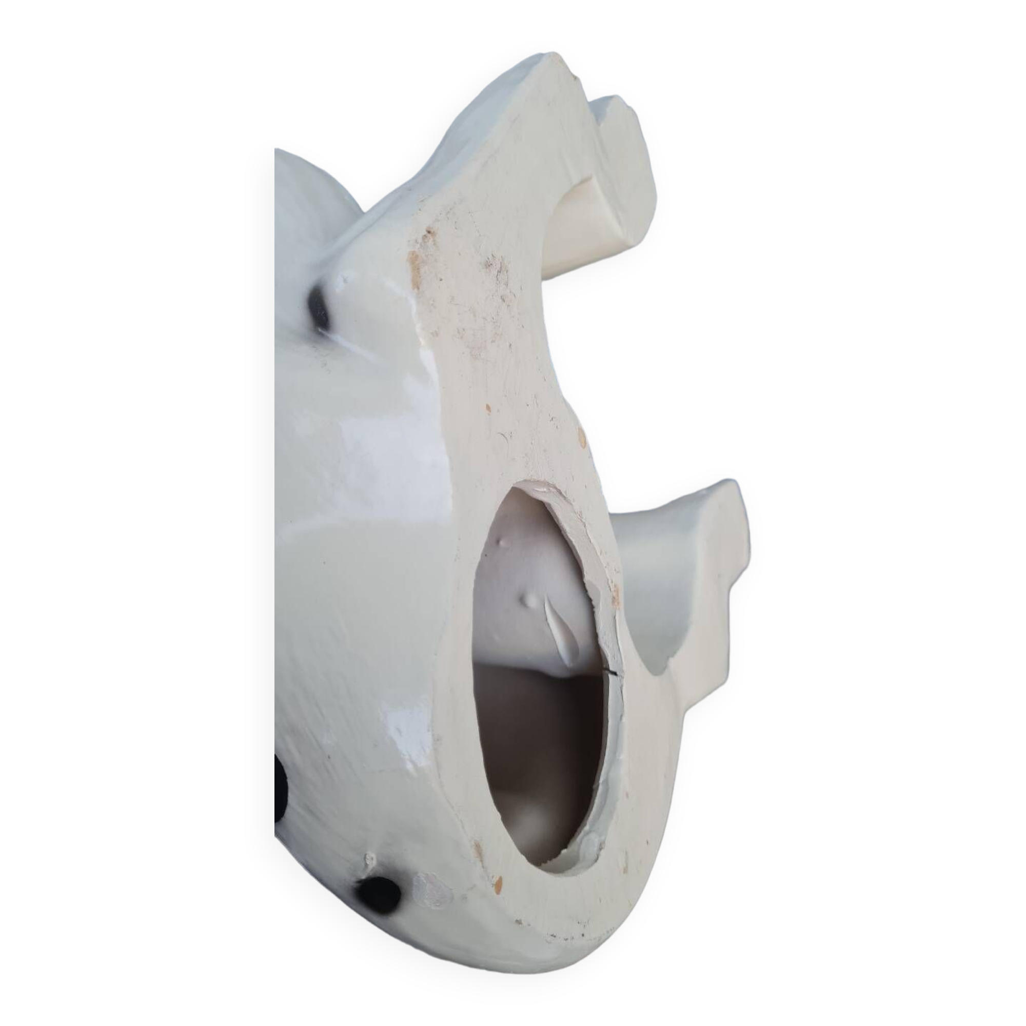 Dalmatian dog in earthenware from the 70s