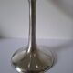 Vintage aluminium candlestick duo
