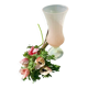Powder pink vase