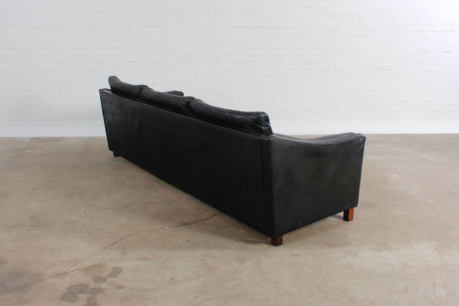 Vintage Sofa Mid Century Leder Danish Design 60er 70er