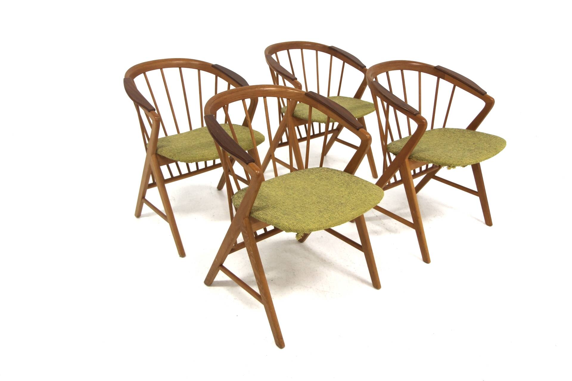 Set of 4 Scandinavian chairs, "Sierra", Bengt Ruda, Sweden, 1960