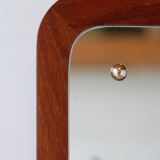 Vintage Scandinavian teak mirror – 1960s