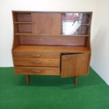 Glazed teak vintage buffet