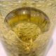 Vintage bubble-blown glass ice bucket by Biot.