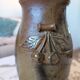 Pyrite stoneware vase, signed Jacques Vilain, La Borne, 1960s-70s.