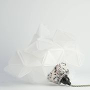 Labyrinth, Hazy, Artisan Table Lamp Light Sculpture, By Republiken