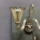 Set of 3 Murano Glass Barovier Sconces 
