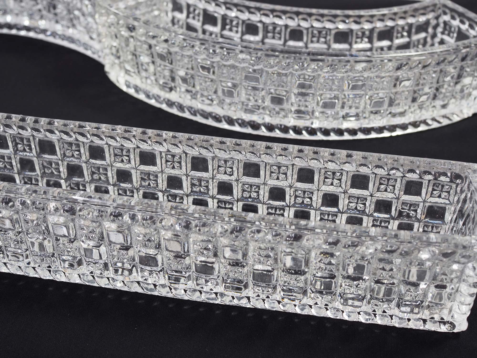 Art Deco Val St. Lambert Centre de Table Cristal-Circa 1930s