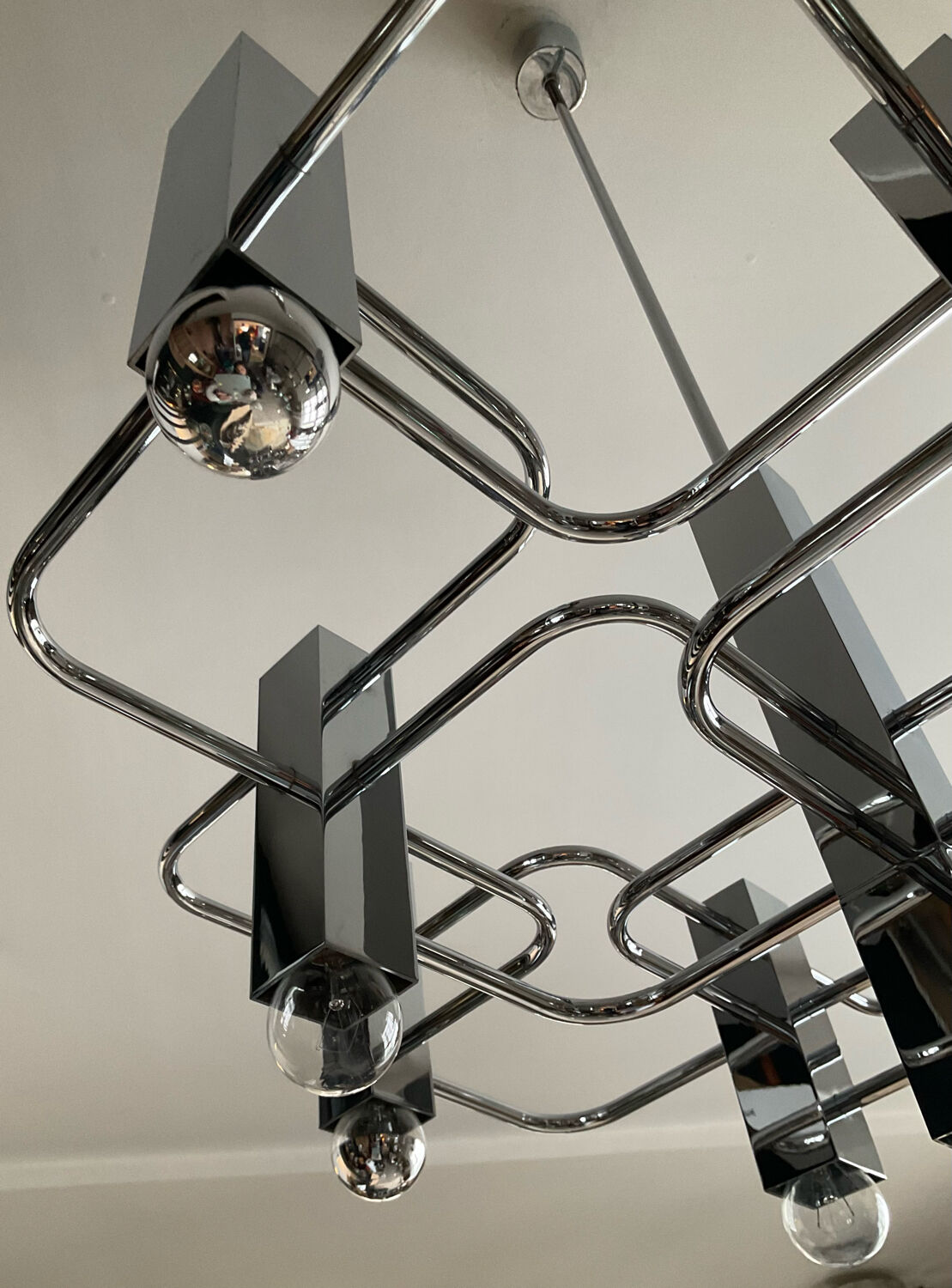 Sciolari chandelier distributed by Boulanger from the 70s