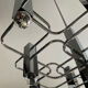 Sciolari chandelier distributed by Boulanger from the 70s
