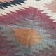 Kilim rug in jute and cotton. 155cm x 270cm