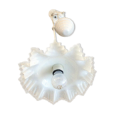 Old pulley hanging lamp