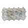 Plafonnier ou applique en verre rectangulaire.