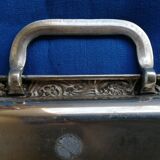 Large silver metal top