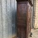 Antique Breton oak cabinet, richly carved