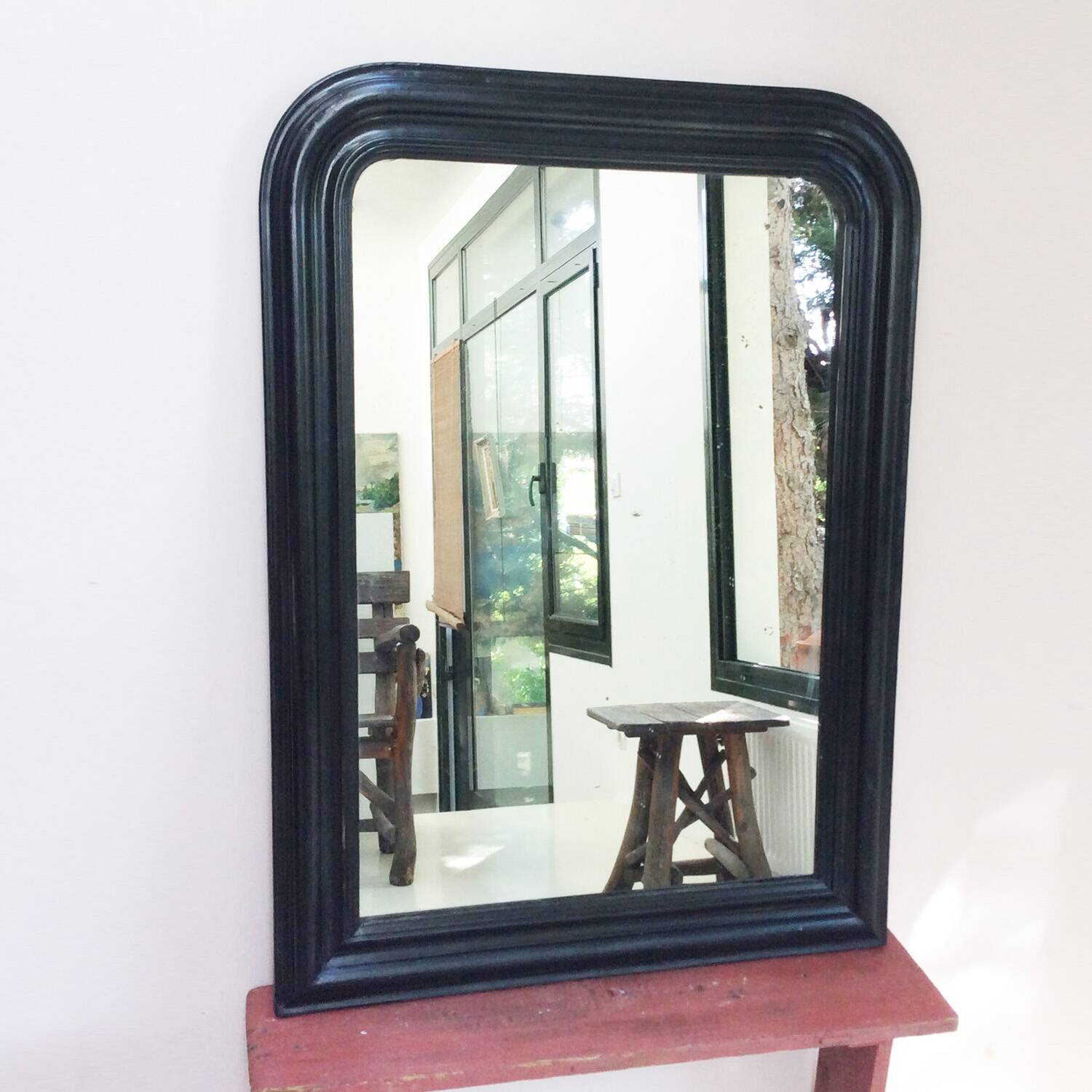Grand miroir style Louis-Philippe