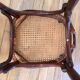 Baumann chair in turned wood and canning N33 early twentieth century