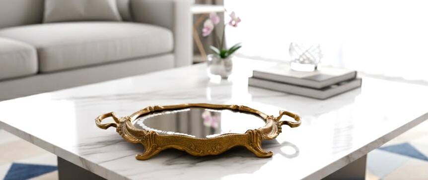 French bronze tray in Louis XV style
