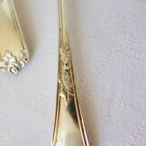 6 punched silver metal forks 2106224