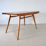 Vintage extendable oak table, František Jirák
