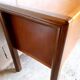 Vintage wooden storage row for office