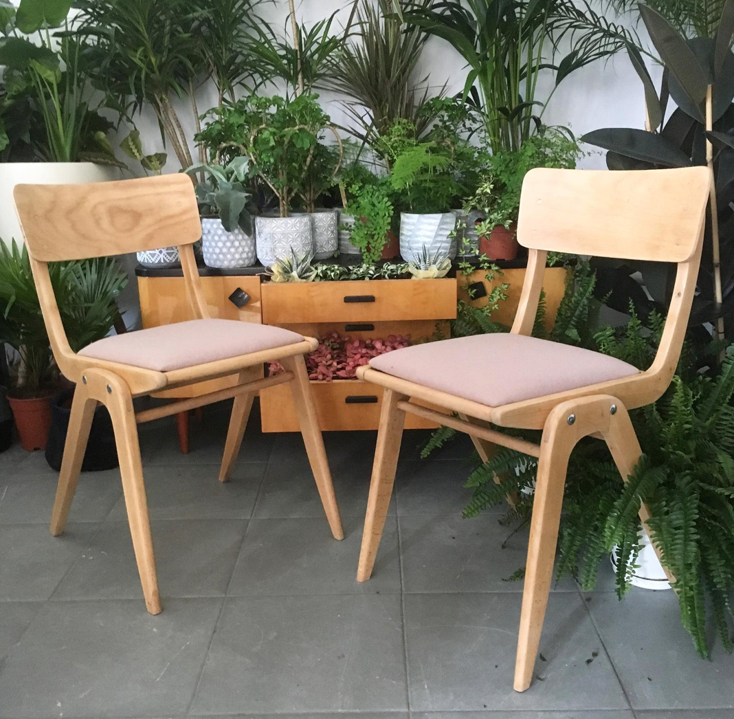 "Boomerang chair", polish chair, 50s