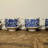 Set of 4 Churchill cups and saucers