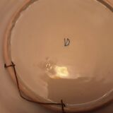Delft moulin faience plate signed vd
