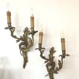 Pair of Louis XV style wall sconces
