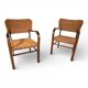 Set of 2 Bauhaus rope-weave chairs by Erich Dieckmann, 1930