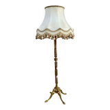 Magnificent Empire floor lamp in marble and gilded bronze